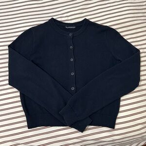 Brand Melville Navy Cropped Cardigan